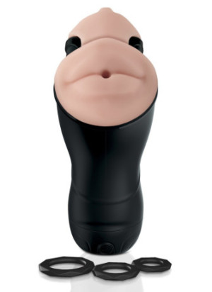 Double Penetration Vibrating Stroker